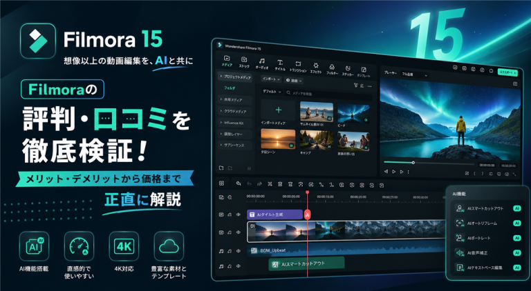 Filmora（フィモーラ）評判