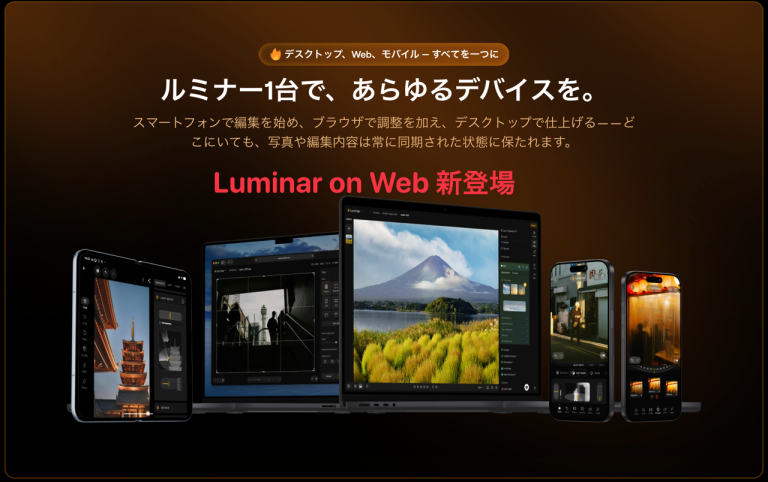 Luminar web版レビュー
